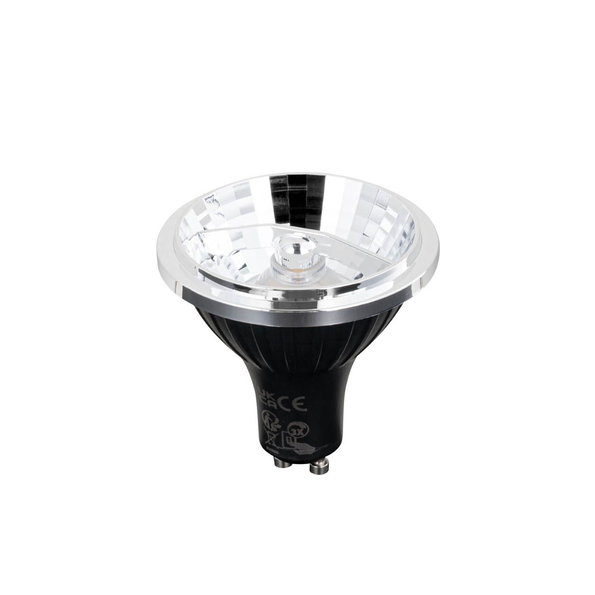 Set van 5 GU10 3-staps dimbaar in Kelvin LED lampen 70mm 6W 500 lm 2200 - 3600K