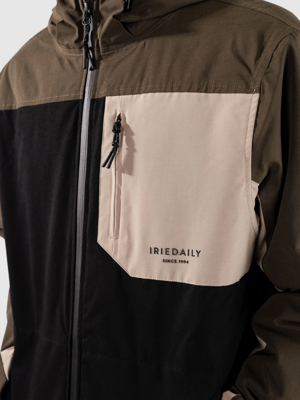 Iriedaily Nilas Anorak black olive