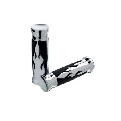 Poignées de guidon CustomAcces FIRE 22 MM Universel - Gris