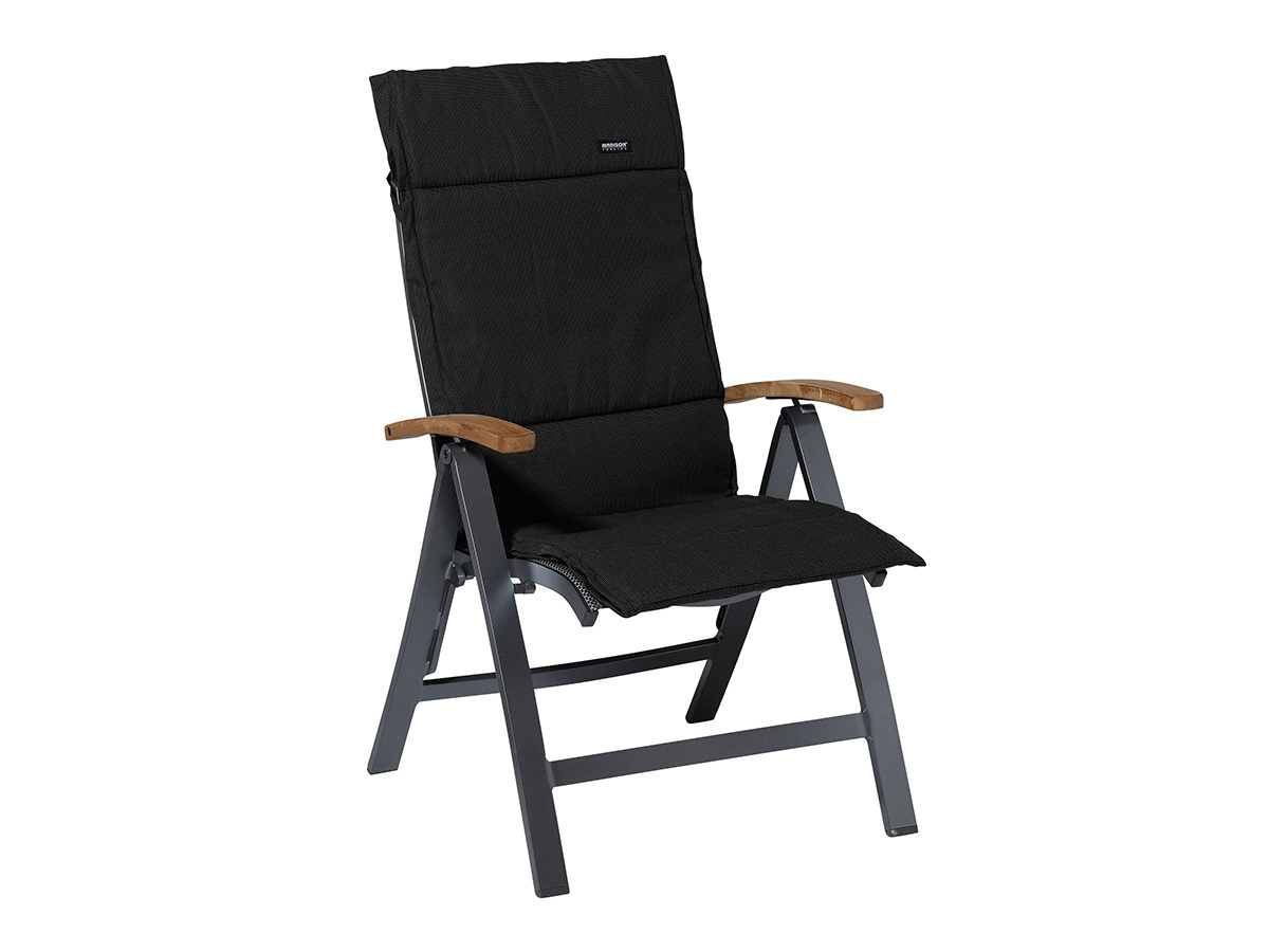 Madison Rib Black Fiber tuinkussen