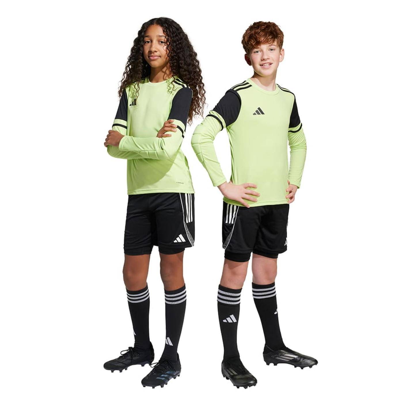 Adidas Squadra 25 Tight Keepersbroekje Kids Zwart Wit