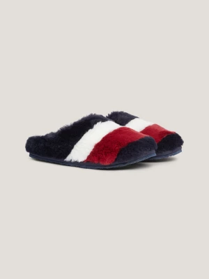Pantufas de casa Signature em pele sintética