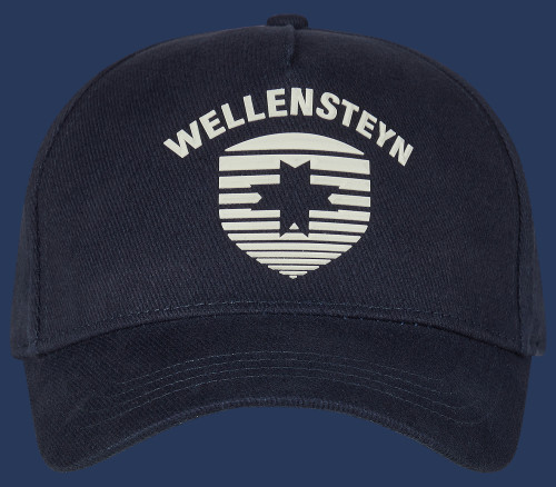 Stripe Cap Baumwolle, Darknavy/Cocos
