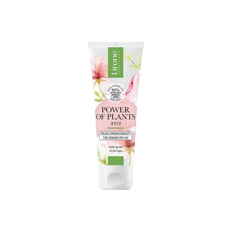Lirene Power of Plants Rose Feinkörniges Peeling 75 ml