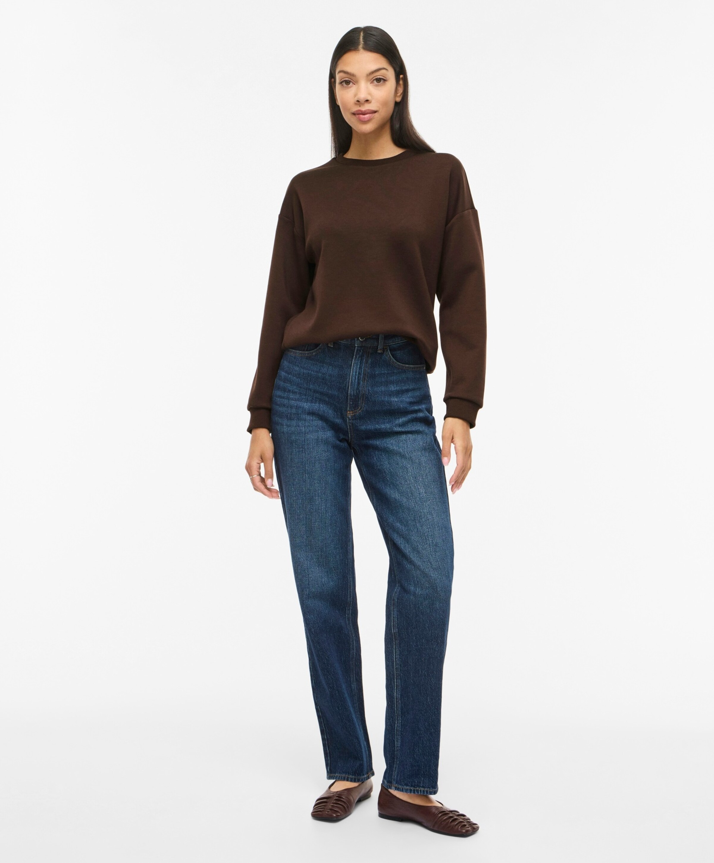 Vila Dames sweater bruin