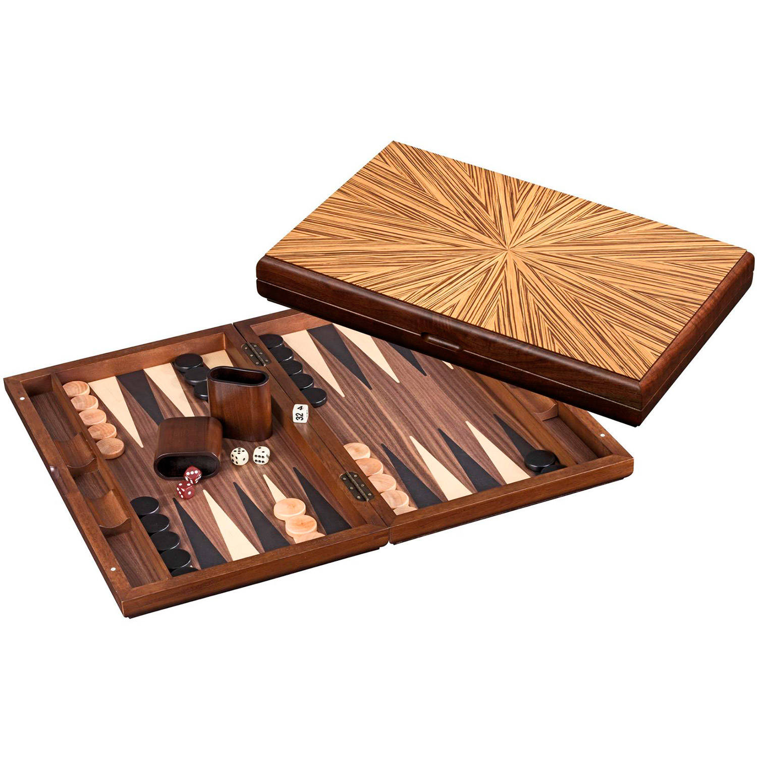 Philos Backgammon Mykonos groot 49x30cm Backgammon Mykonos groot (49x30 cm)