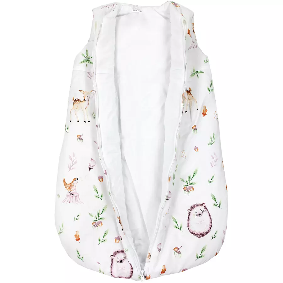TupTam Baby Ganzjahres Schlafsack ohne Ärmel wattiert grünbeige