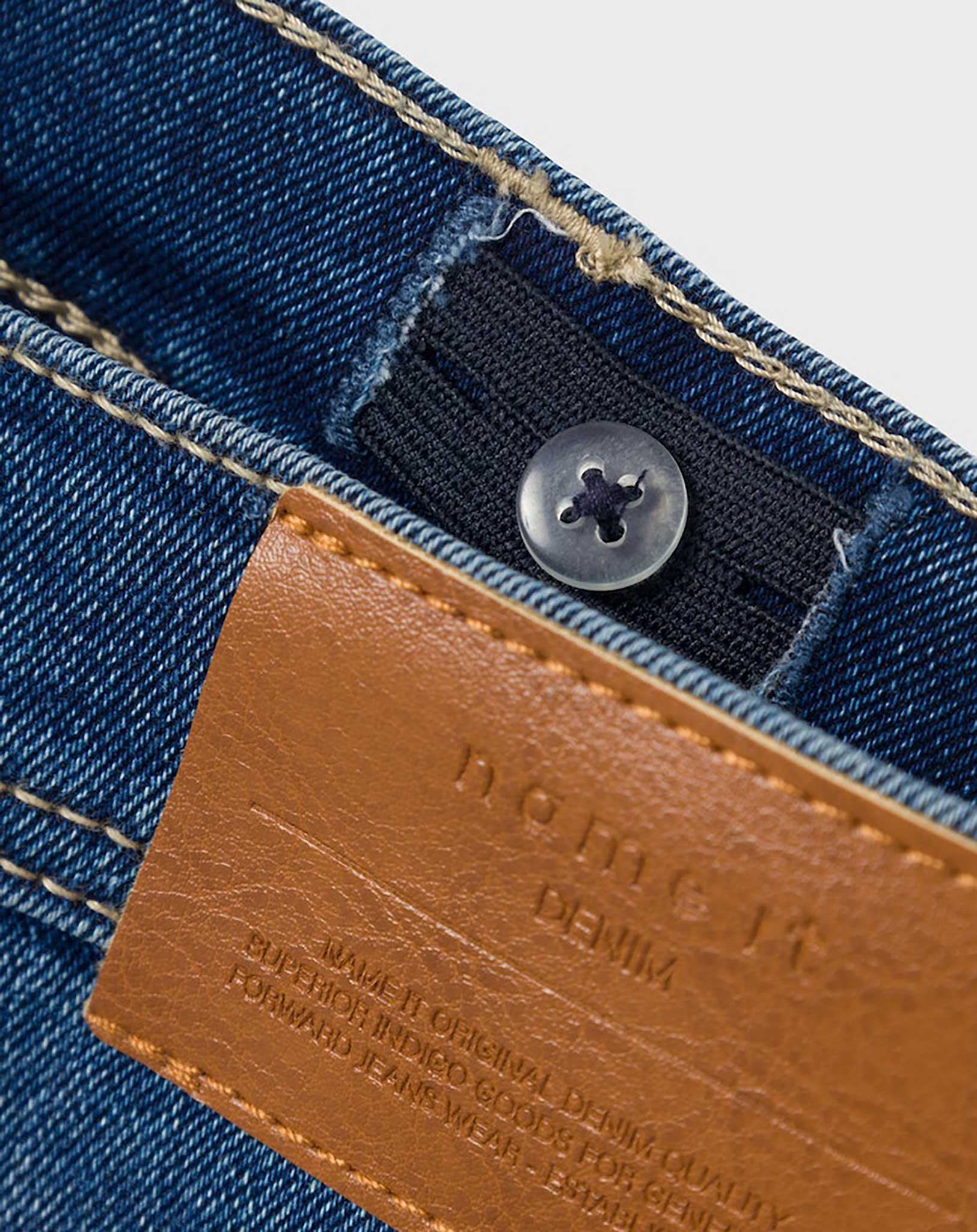 Jeans NKMSILAS XSLIM 7863-IO in dark blue denim