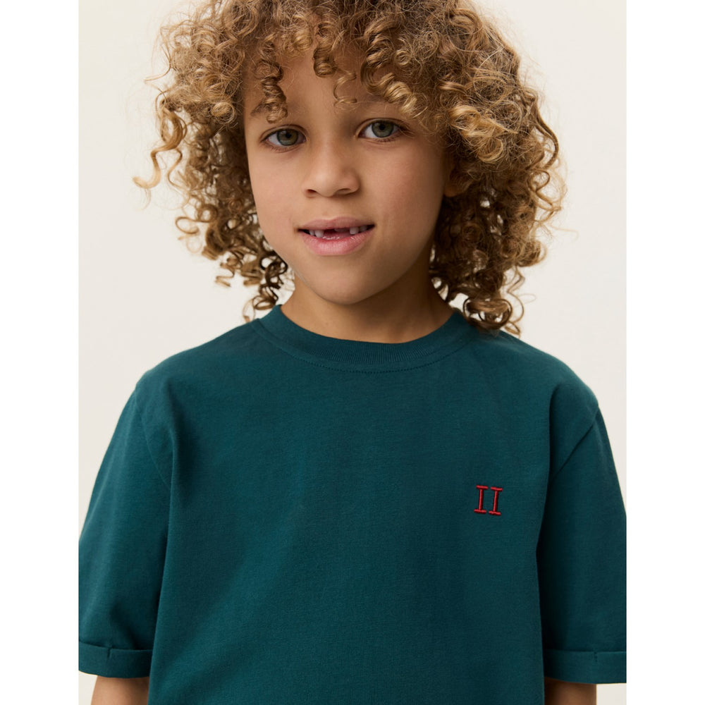 Køb Les Deux Kids Sea Moss Green Norregaard Contrast T-Shirt