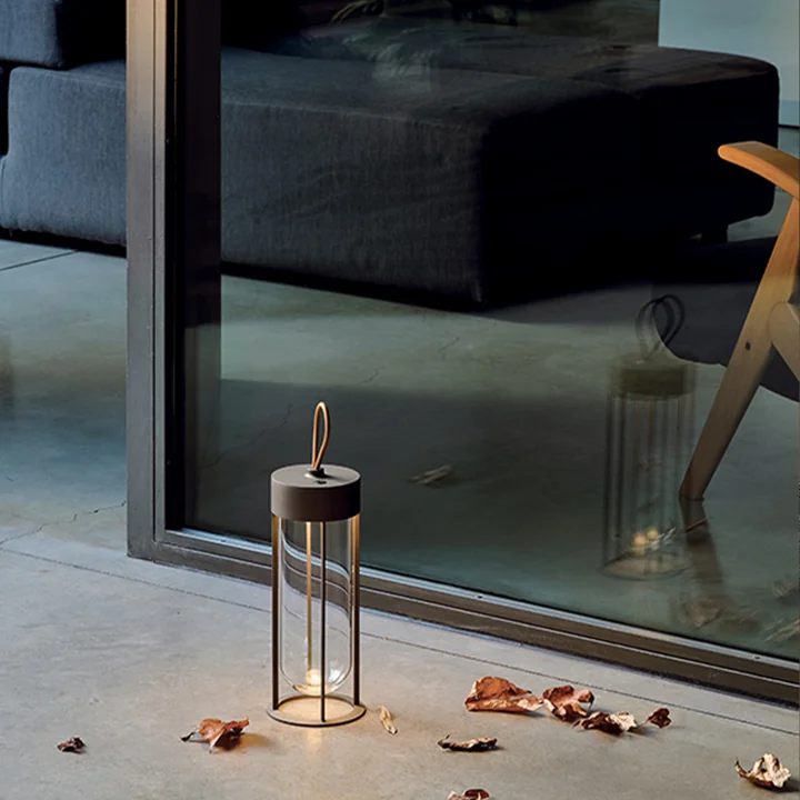 Flos - In Vitro Unplugged LED Akku Tischleuchte, terrakotta