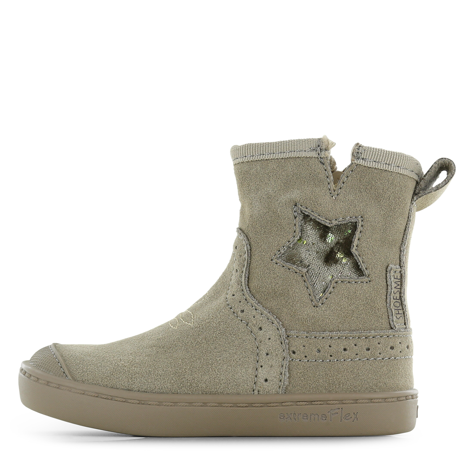 Shoesme taupe laarsje met ster Suède, Teddy | Sale