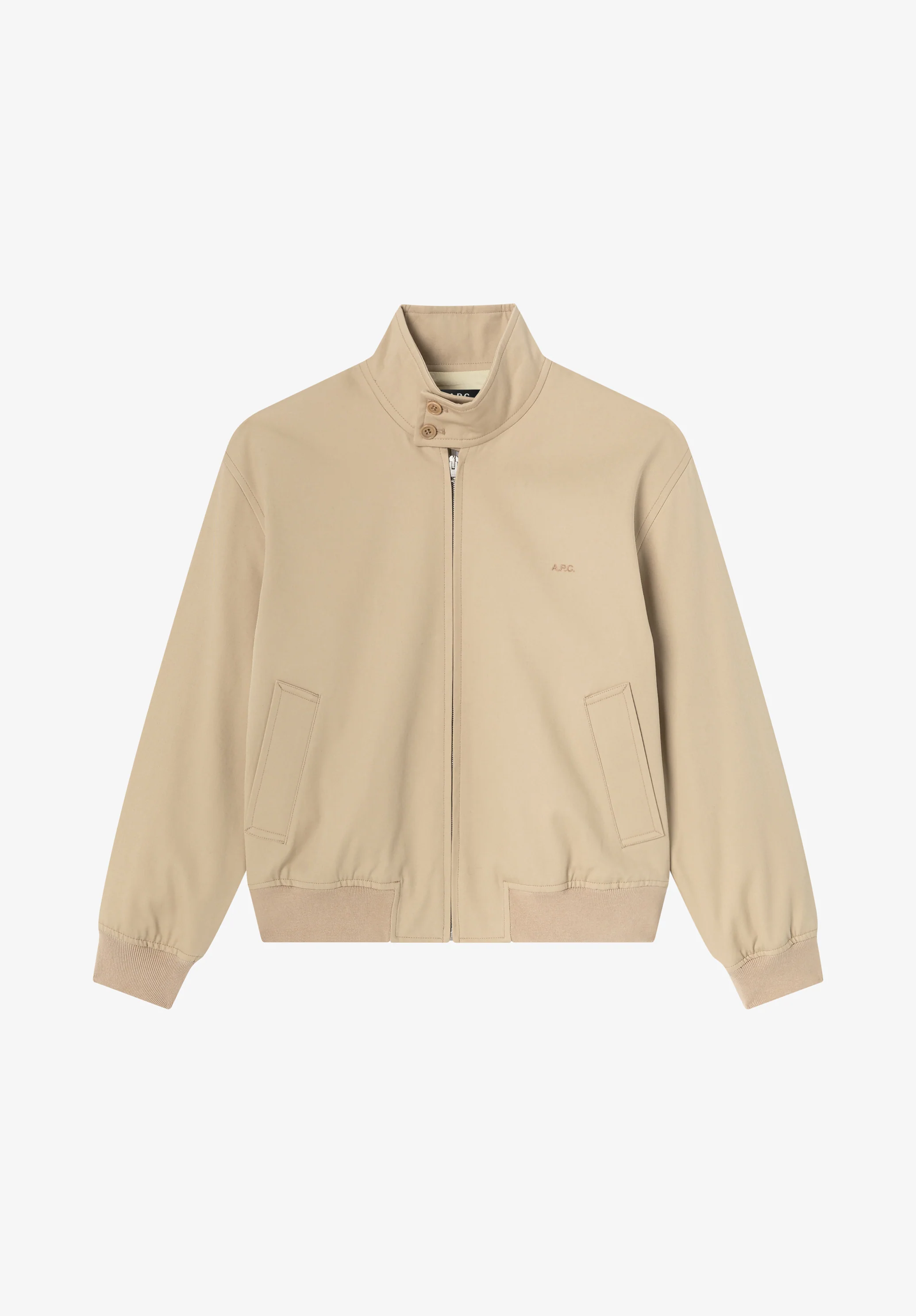 Blouson Zippé - Beige