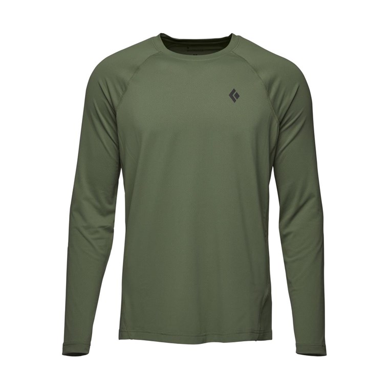 Black Diamond Alpenglow Crew LS Shirt Men Tundra