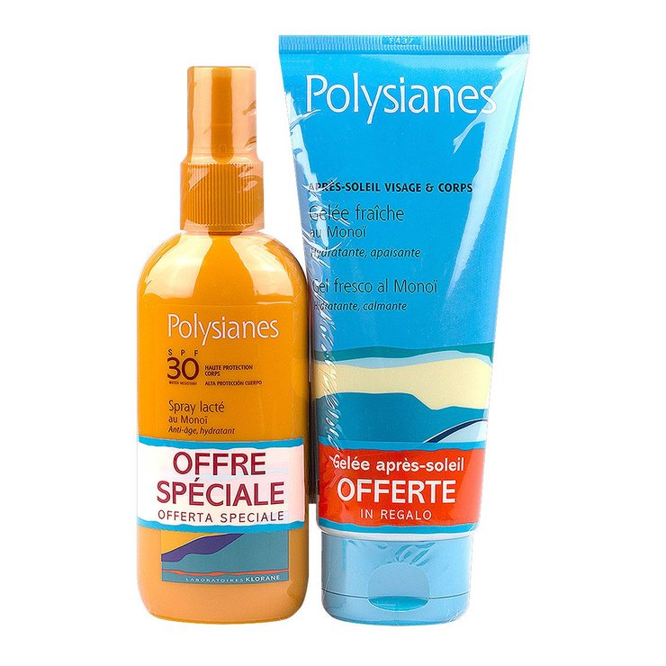 Spray lacté SPF30 125ml + gelée fraîche 200ml offerte