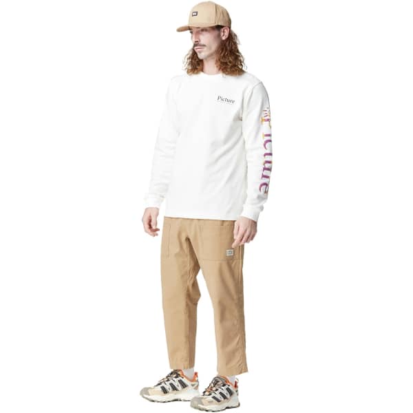 T-shirt PICTURE DEWATTO LS TEE WHITE