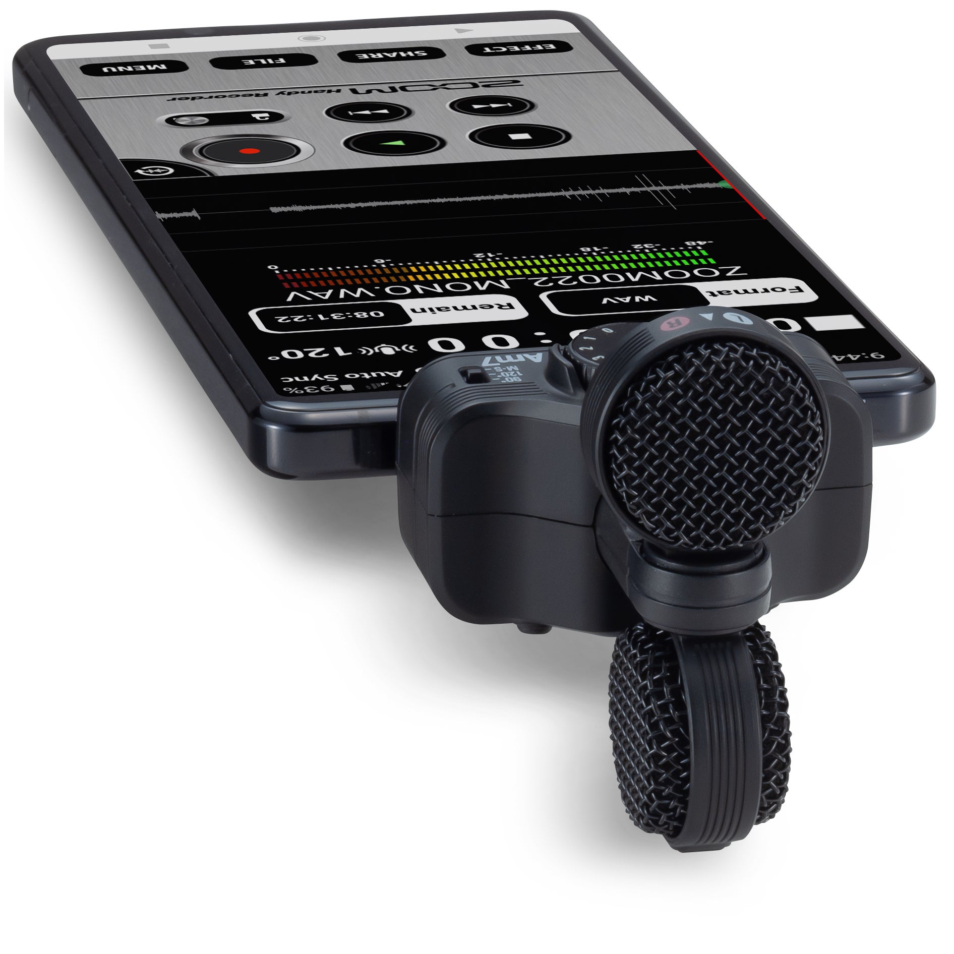 Zoom Am7 stereomicrofoon voor Android