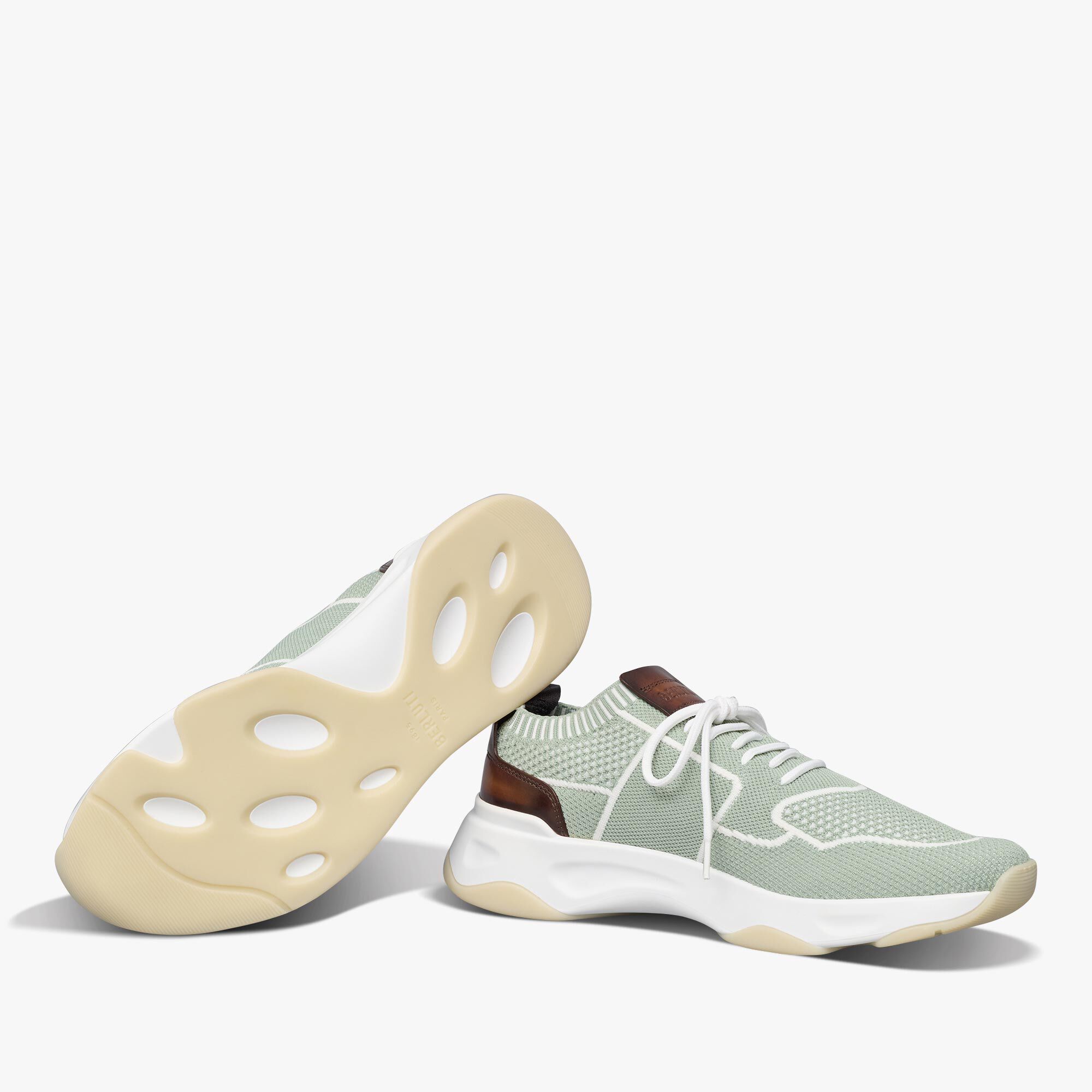 Sneaker Shadow En Maille Et Cuir