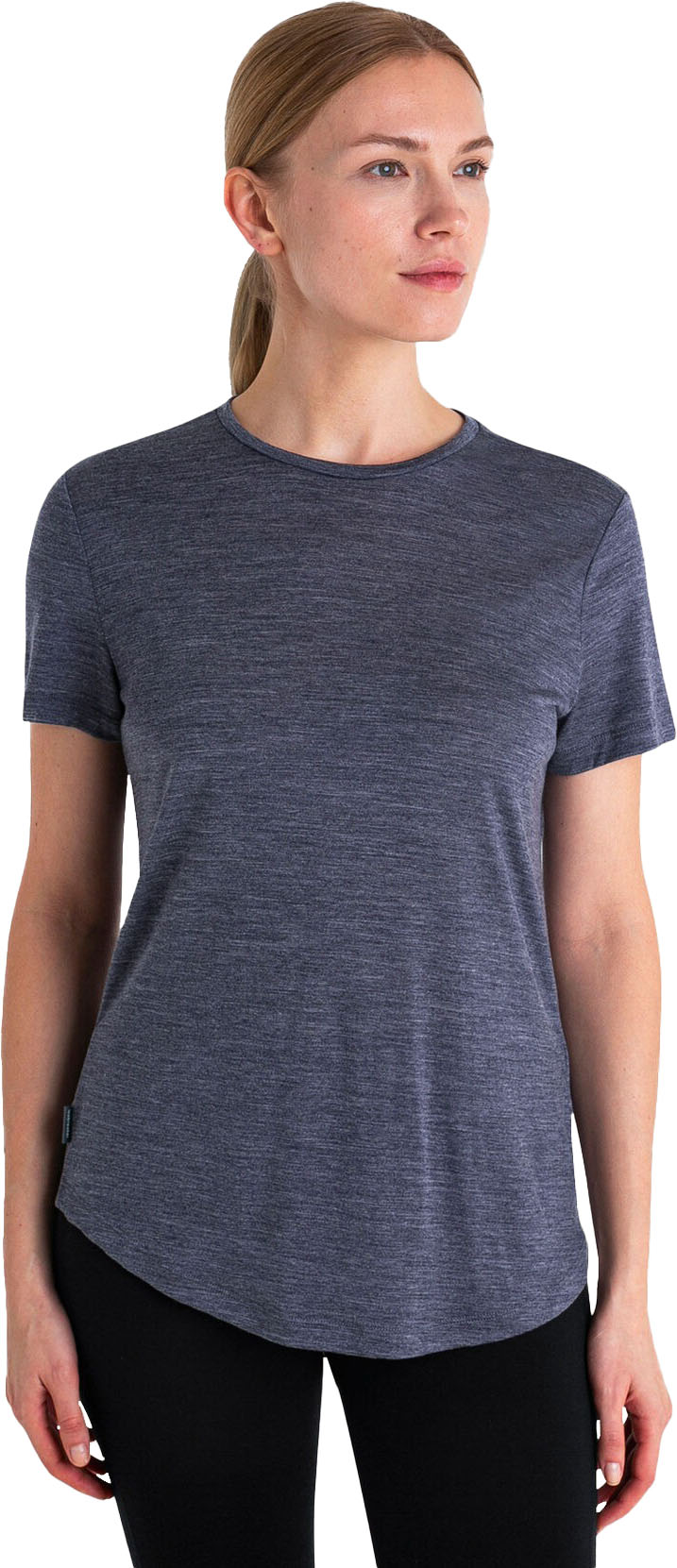 Merino 125 Cool-Lite  Sphere III SS Tee Dame Midnight Navy Heather