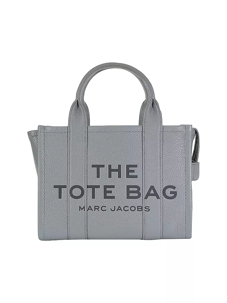 MARC JACOBS Ledertasche - Tote Bag THE SMALL TOTE LEATHER grau