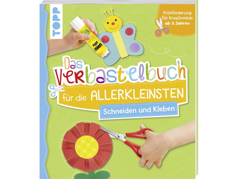 Frechverlag Bastelbuch Schneiden und Kleben 32 Seiten Bastelbuch für die Frühförderung