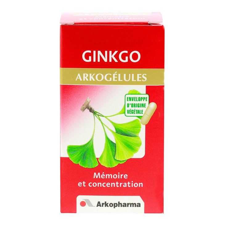 Arkogélules ginkgo mémoire 45 gélules