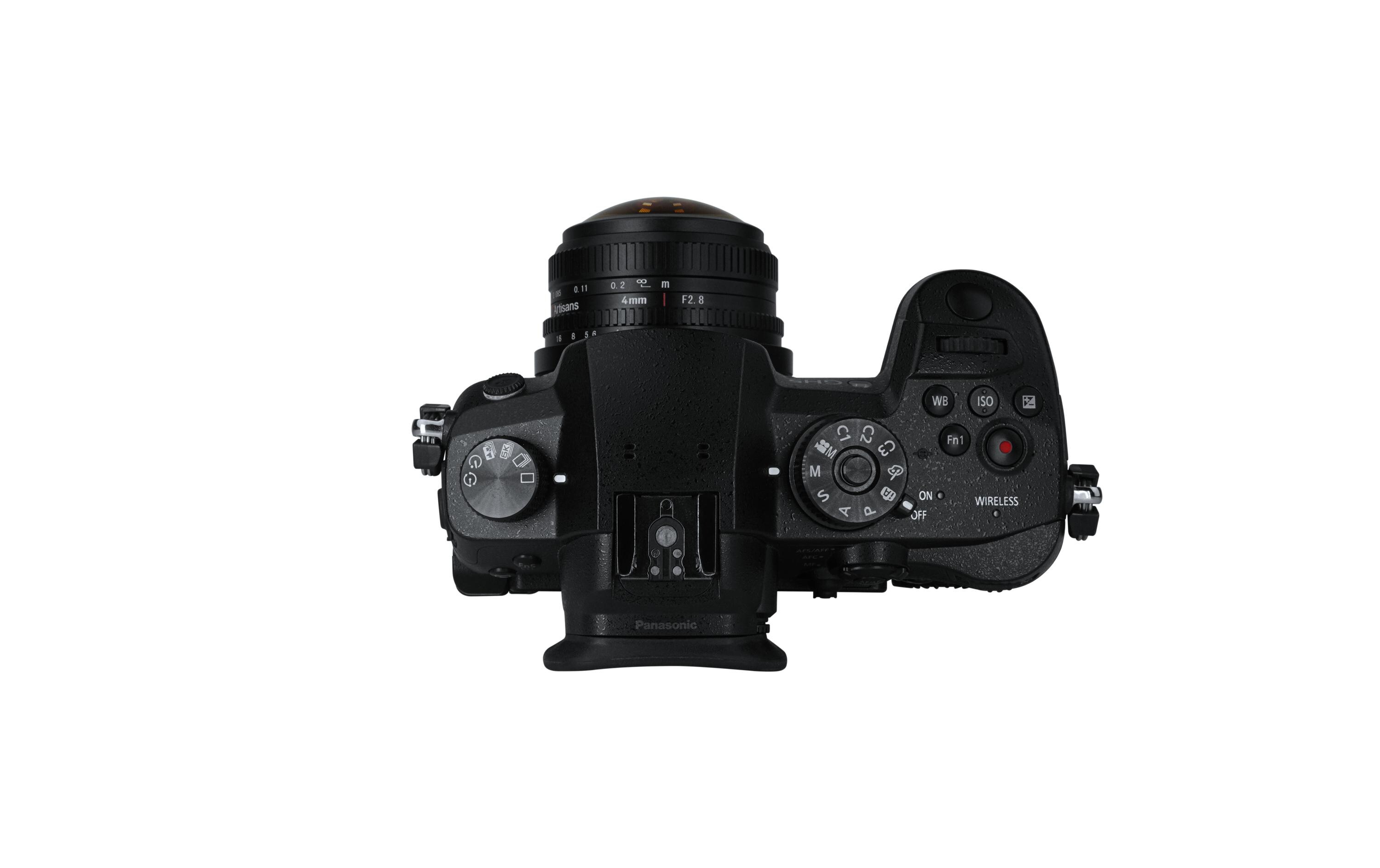 Festbrennweite 4mm F/2.8 Fisheye – MFT<br>Zirkulares Fisheye-Objektiv mit 225° Blickwinkel