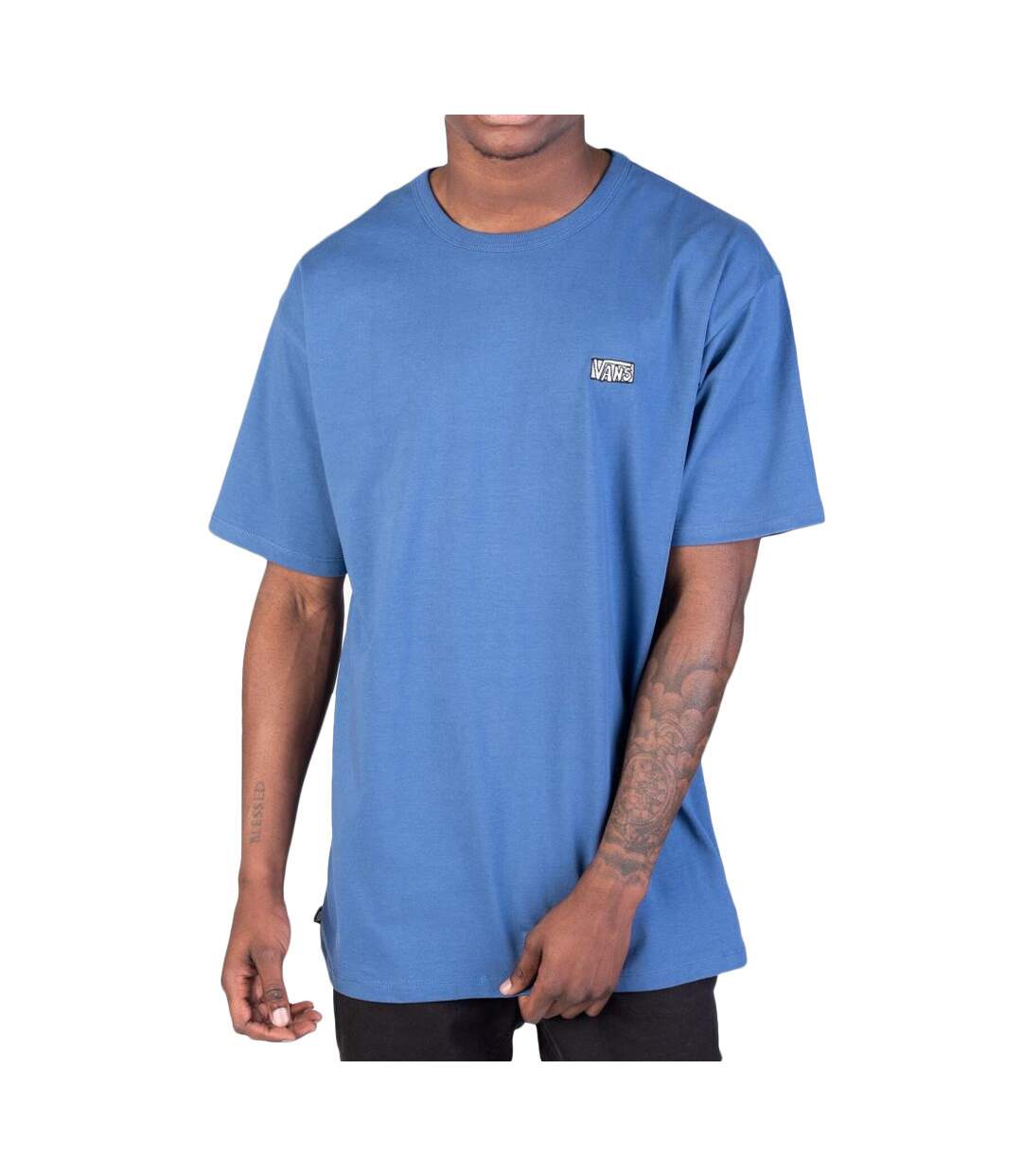 T-shirt Bleu Homme Vans Off The Wall