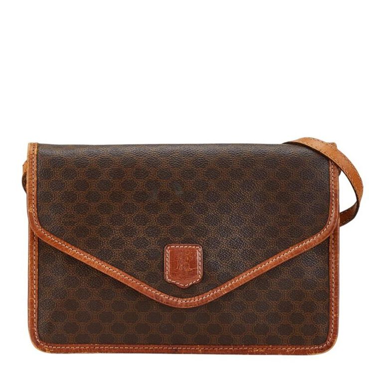 Celine Vintage Celine Crossbody Bag Brown