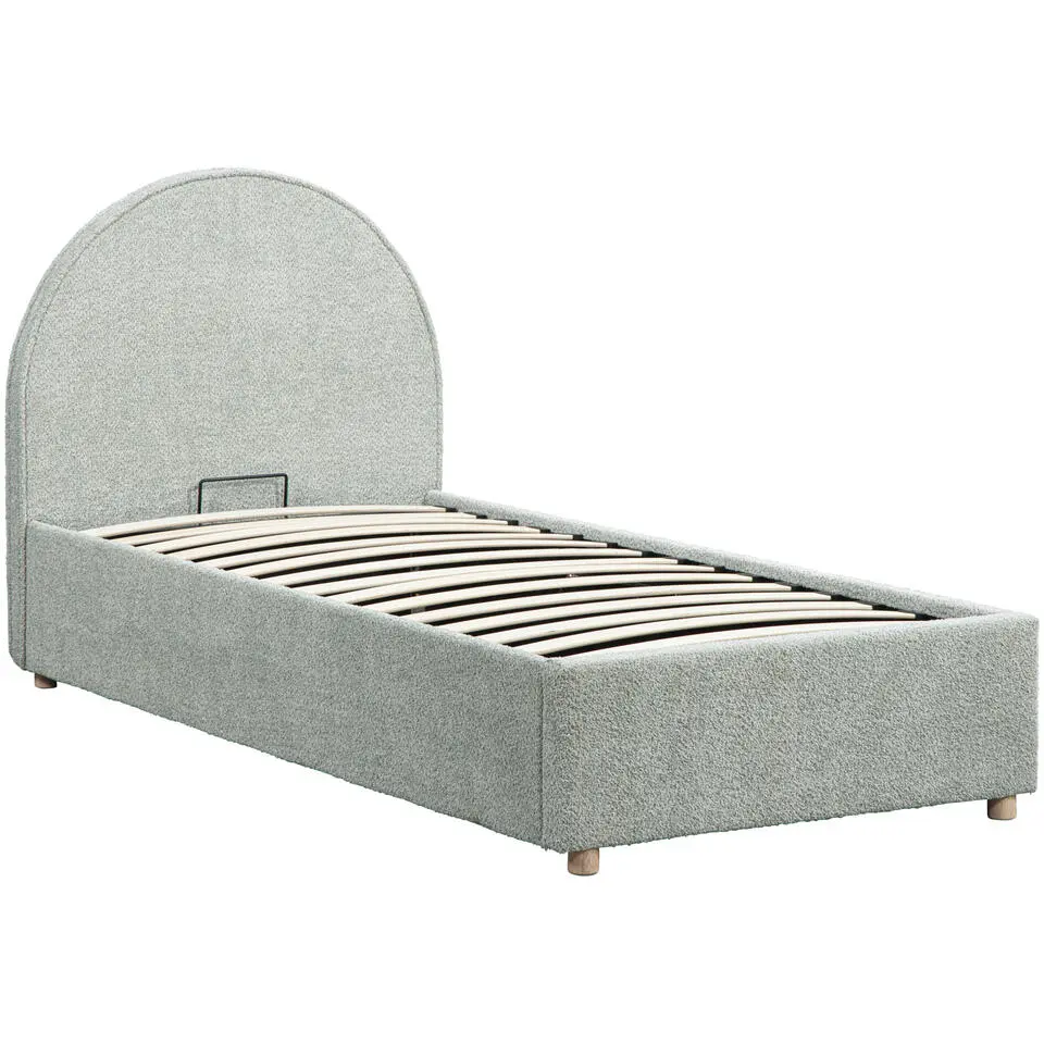 Vipack bed Moon met opbergruimte - mint - 90x200 cm