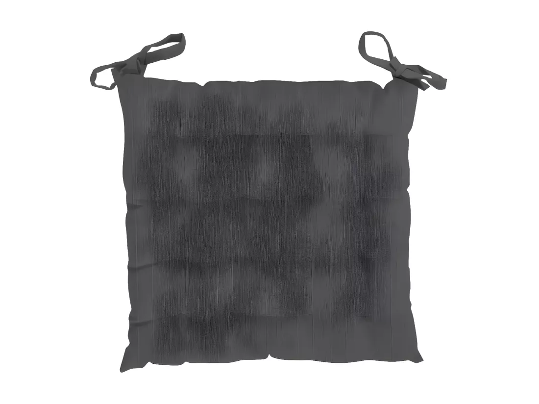 Dessus de chaise capitonné en velours VELVET anthracite, par Soleil d'Ocre