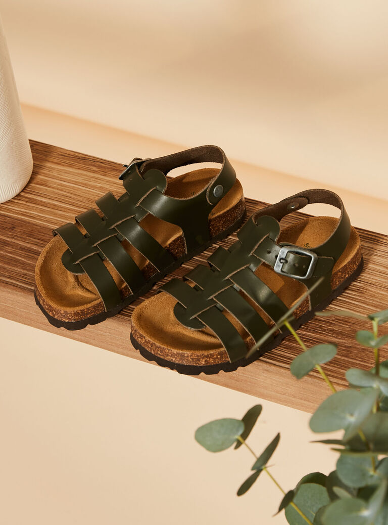 Sandales Kaki