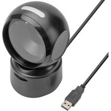 Lecteur de code-barres 1D/2D USB, noir