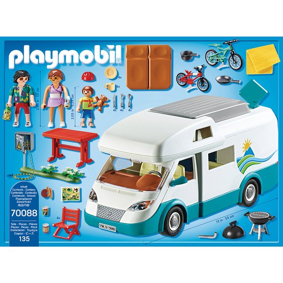 Famille et camping-car Playmobil Family Fun 70088