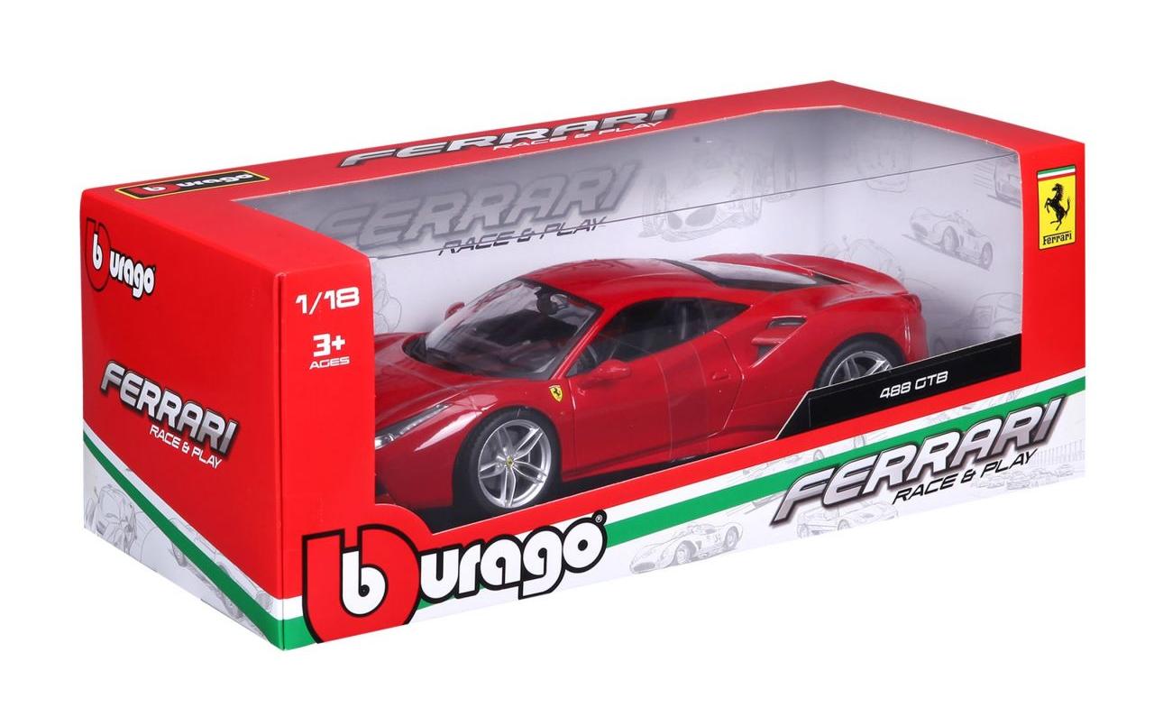 Ferrari R&P 488 GTB Rot 1:18Sammlermodell im Massstab 1:18
