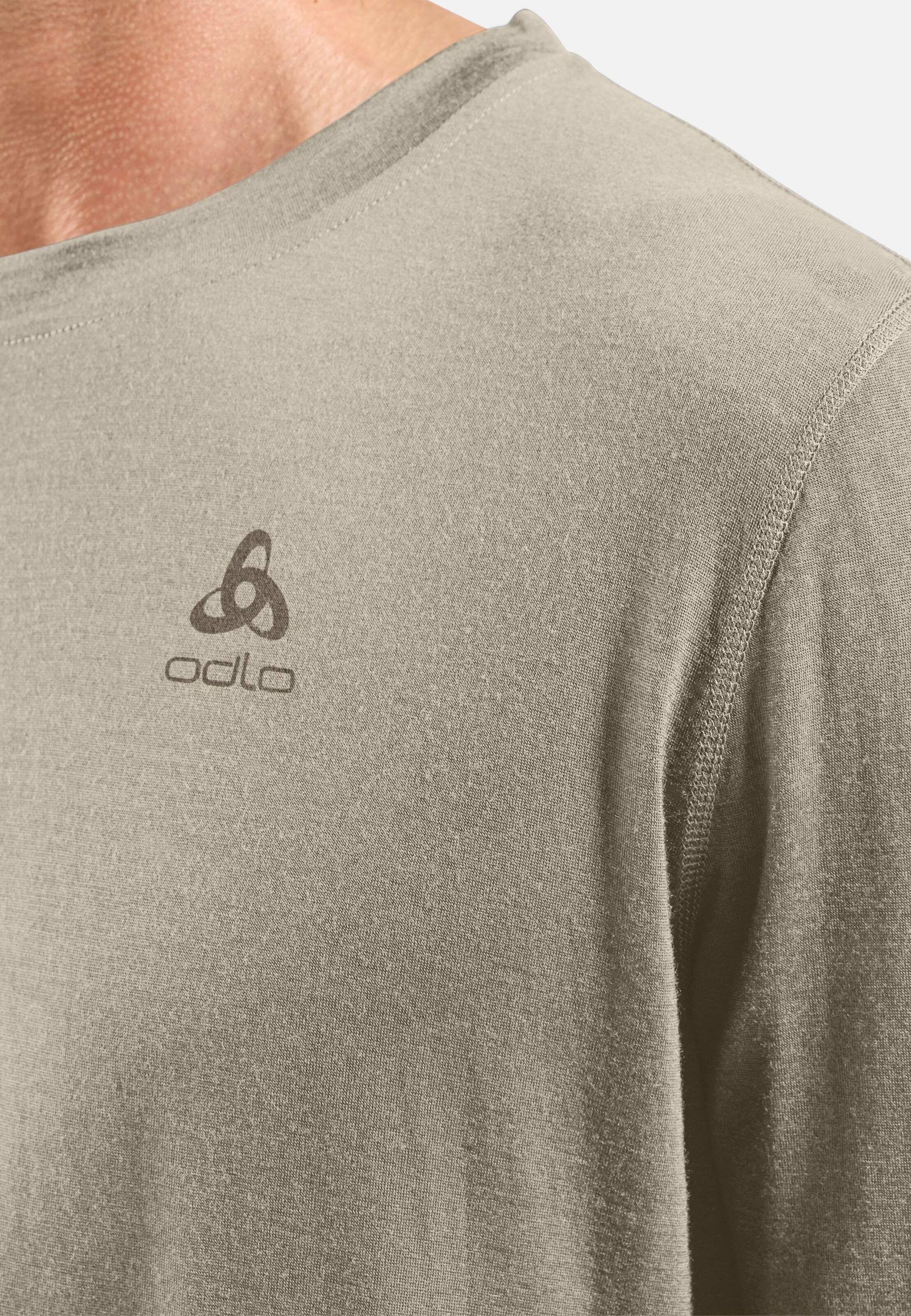 Natural Merino 160 Base Layer Langarmshirt in agate gray