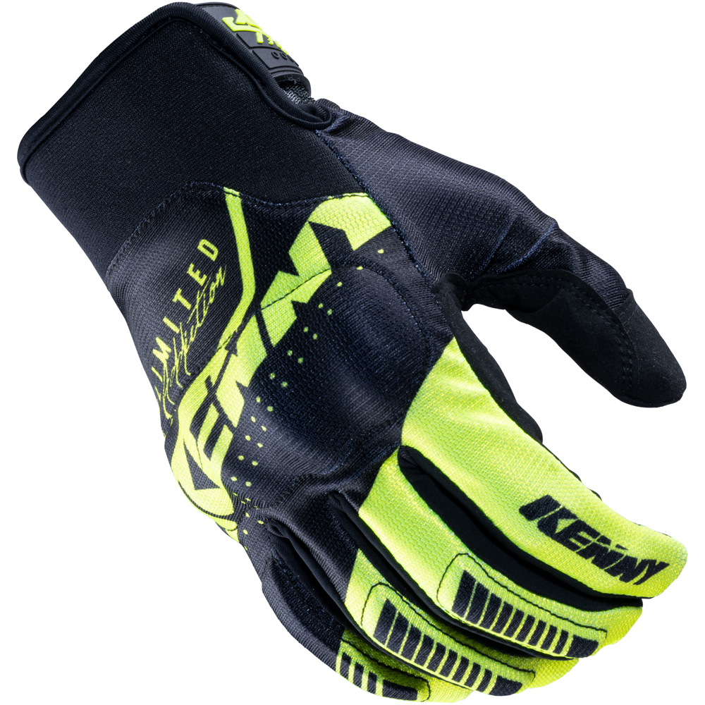 Kenny - Gants Defender Noir / Jaune fluo