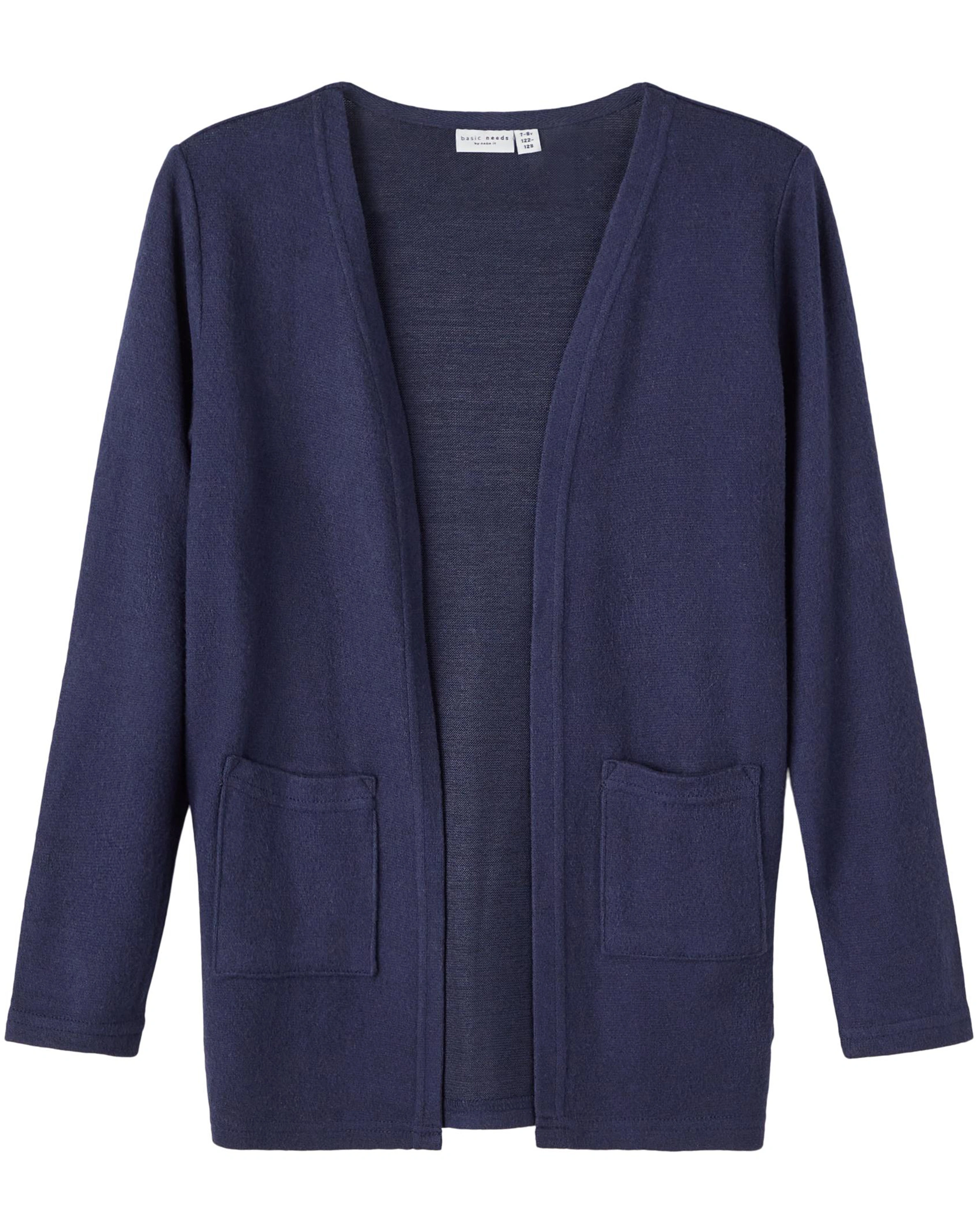 Strickjacke NKFVICTI LS in dark sapphire
