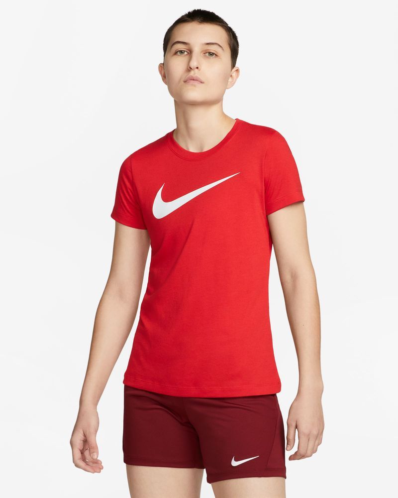 T-shirt Nike Team Club 20 Rouge pour femme