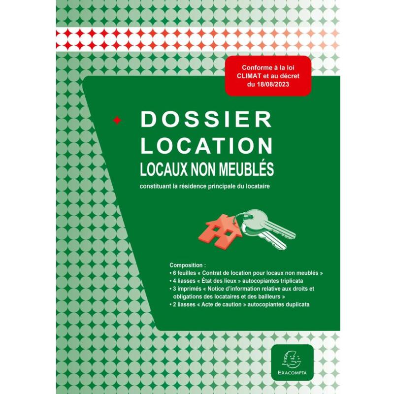 Dossier location locaux non meublés - Vert