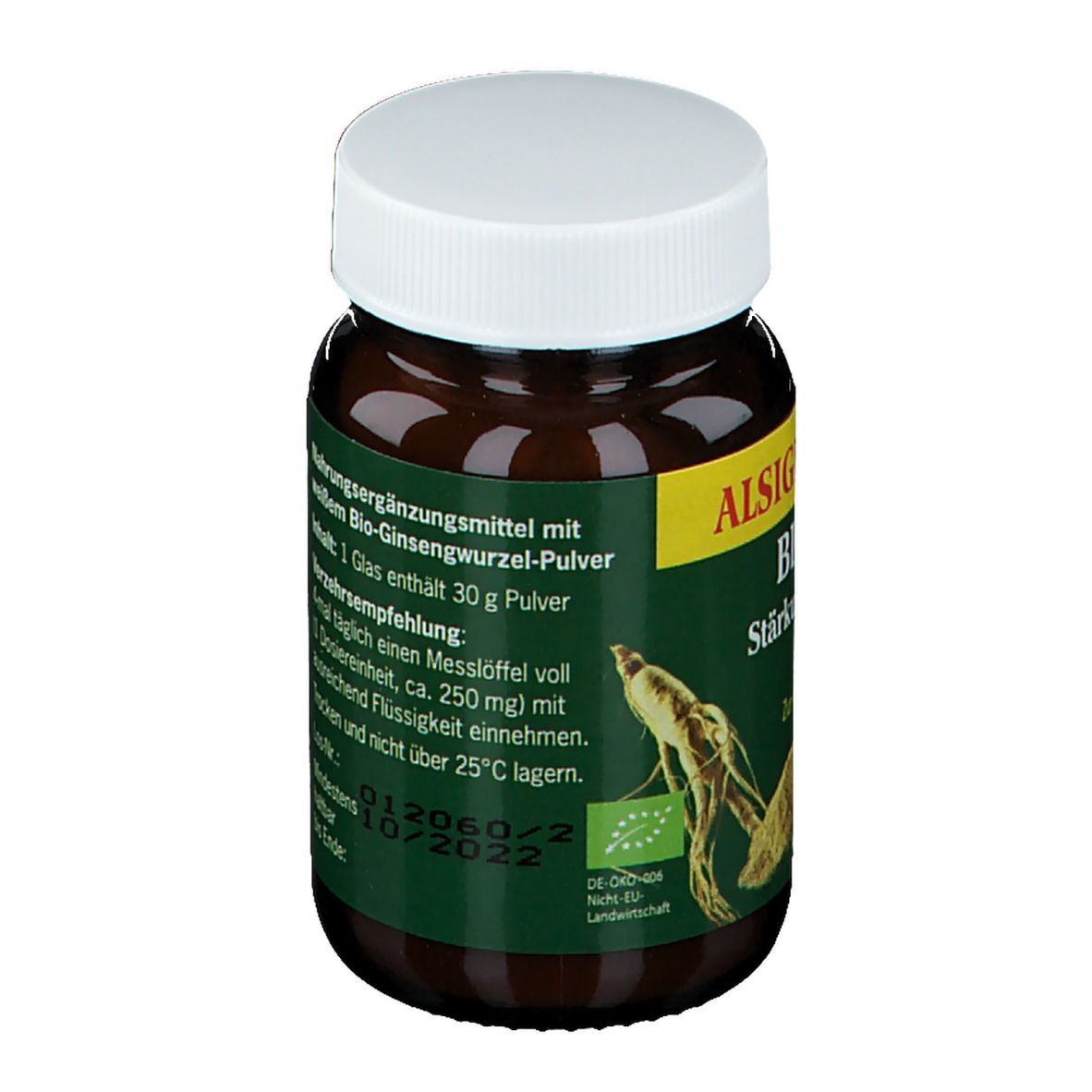 ALSIGINSENG® BIO-Ginseng Stärkungspulver pur