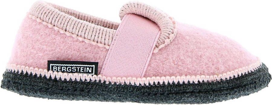 Bergstein Comfy pantoffels lichtroze kids Wol 27