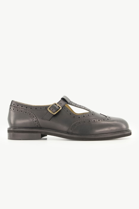 Leder-Slipper, Cut-Outs, Lederfutter, Weite H