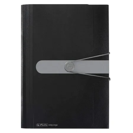 Herlitz Fächermappe PP A4 schwarz 12 Fächer easy orga to go