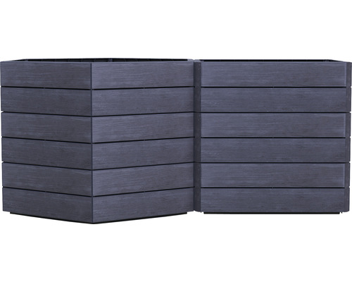 Klassieke verhoogde tuinbak GARANTIA ERGO Vario 3 incl. Flora waterbesparend systeem 110 x 175 x 75 cm hout