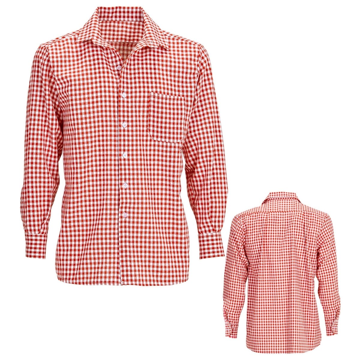 Oktoberfest Shirt Rood Wit Heren