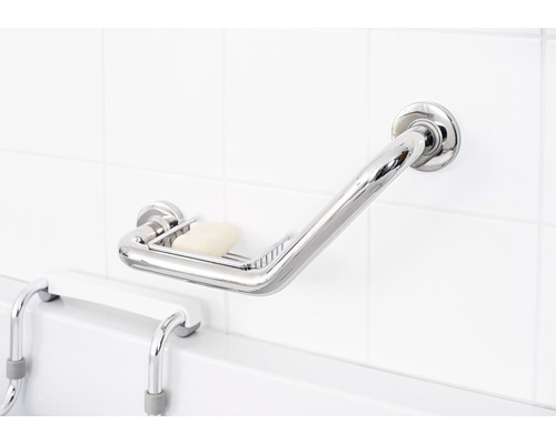 RIDDER Hoekbeugel Sam Chroom incl. Opbergmand A160500