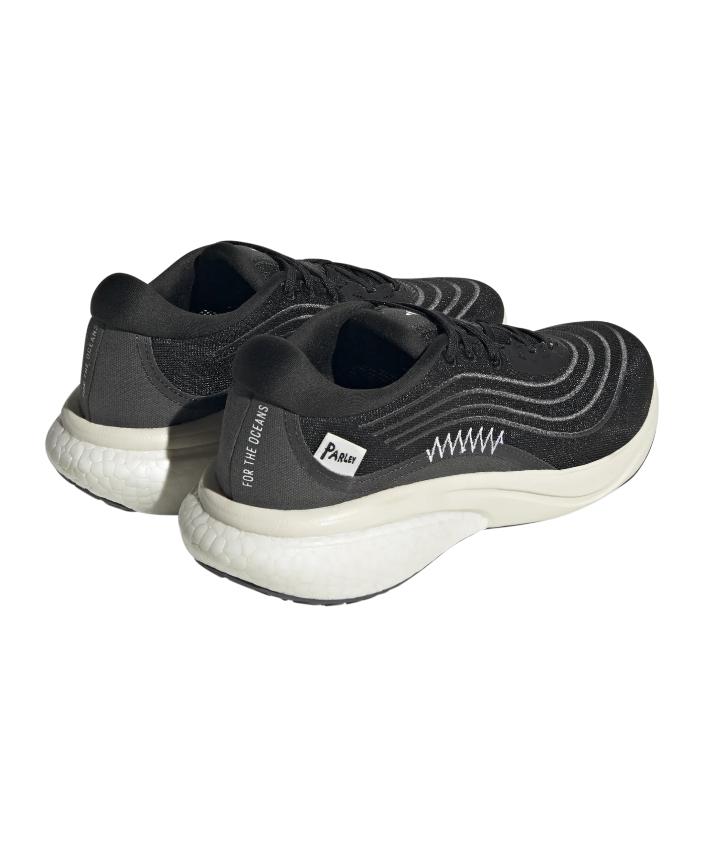 adidas Supernova 2 X Parley Damen Schwarz Grau Laufschuh