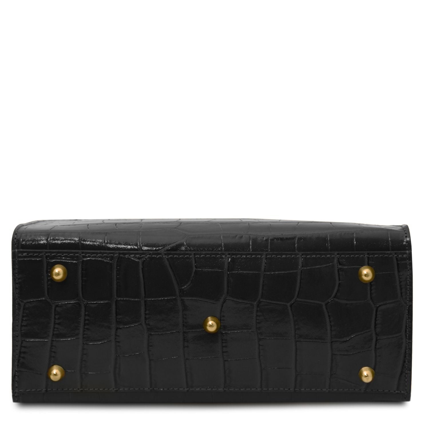 TL142504 – Croque – Croc print leren Handtas
