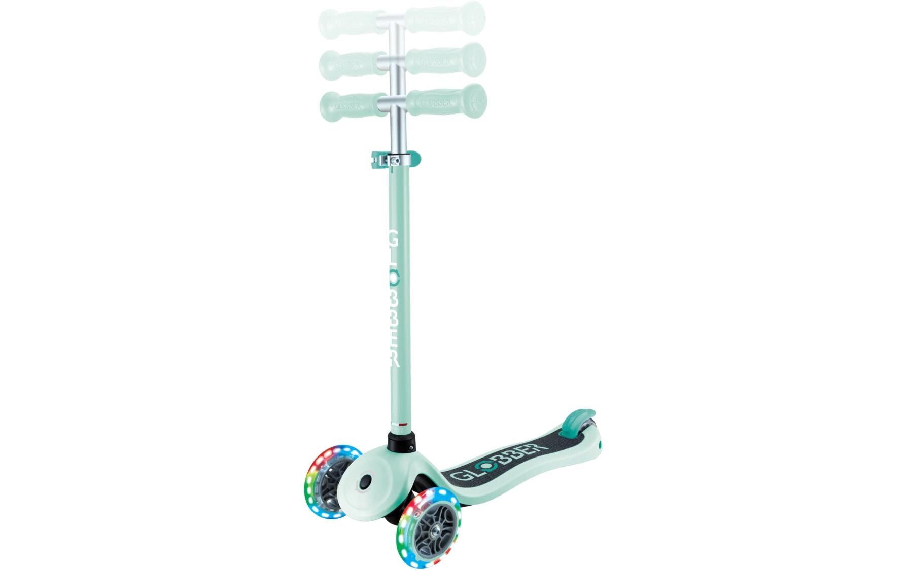 Scooter Primo Lights Mint3-Rad-Roller mit Beleuchtung für Kinder