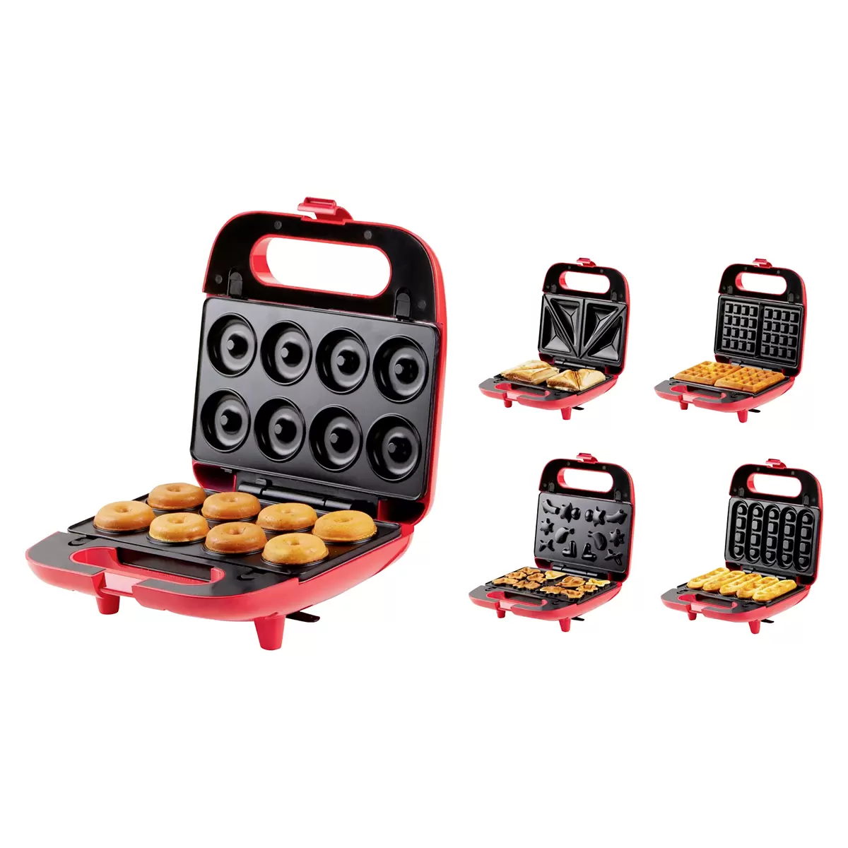 Sandwichtoaster Domo Rot